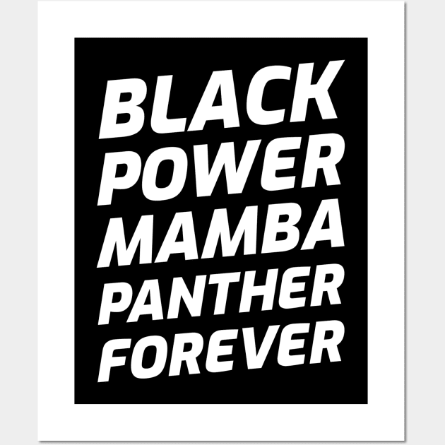 Black Power Forever Wall Art by Ferrazi